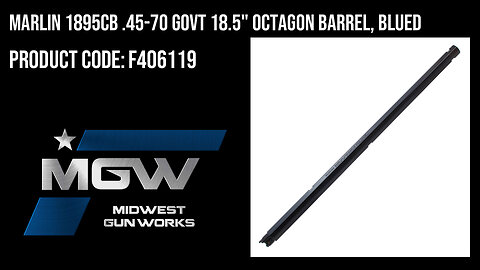 Marlin 1895CB .45-70 GOVT 18.5" Octagon Barrel, Blued - F406119