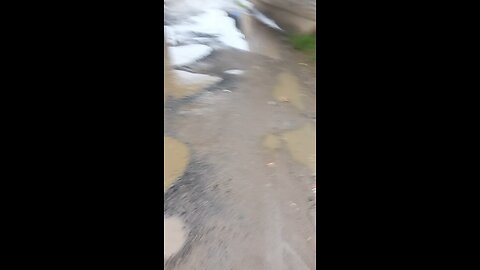 Walking in rainy day at 40:00 minutes continuously