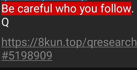BE CAREFUL WHO YOU FOLLOW