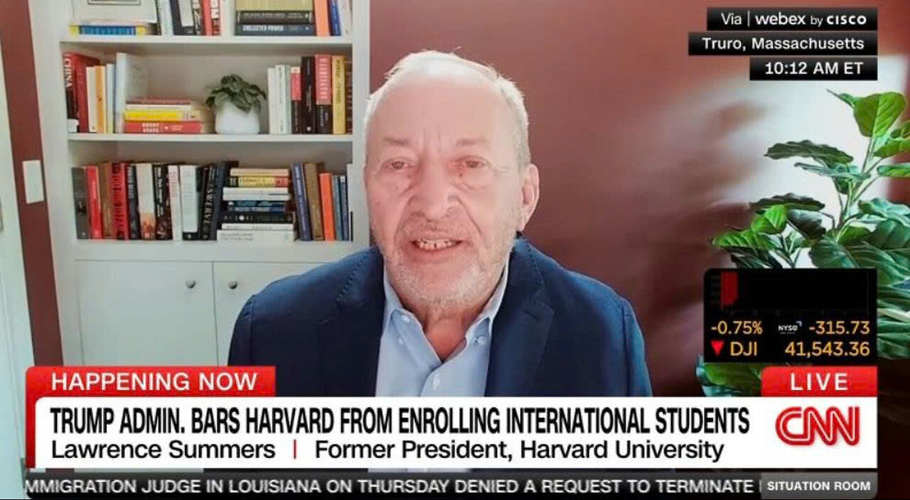 Fmr Harvard President Summers Slams Trump Actions