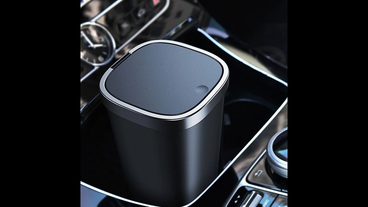 Cup Holder Car Trash Can, with Large Capacity & Leakage-proof Design, for Car, Home & Office