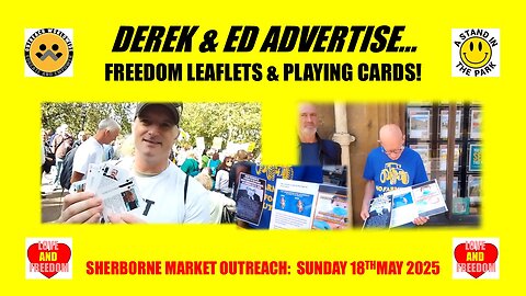 Ed and Derek promote COVID Crooks Playing Cards & Leaflets!