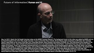 Yuval Noah Harari | "AI Is An Agent & Not a Tool...AI Created a Religion & Wrote a Holy Book of the New Religion & Helped to Spread New Cryptocurrency. It Has $40 Million...AI Can Invent New Kinds of Money. " - May 1st 2025