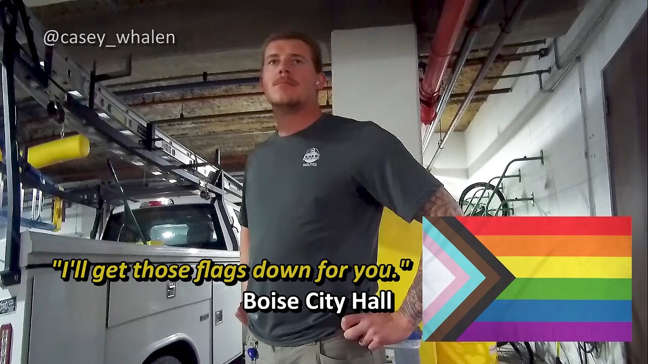 Confronting Boise City Hall Regarding HB96 And Pride Flags
