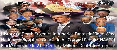 History Of Eugenics In America Fantastic Video Black Genocide In 21st Century Death To America