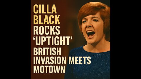 Cilla Black Rocks “Uptight”! British Invasion Meets Motown~ Portrait Format