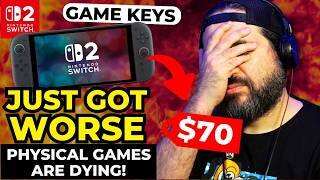 Nintendo Switch 2 JUST GOT WORSE! Game Keys Are KILLING Physical Games