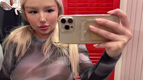 [4K] Transparent Try On Haul with Kris | No Bra See-through 