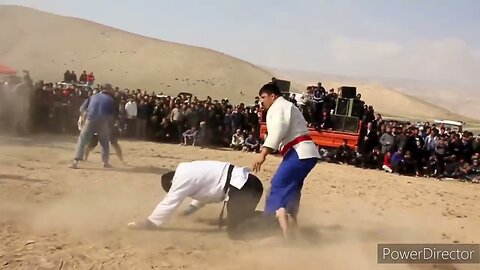 What is gushtigiri? traditional tajik wrestling