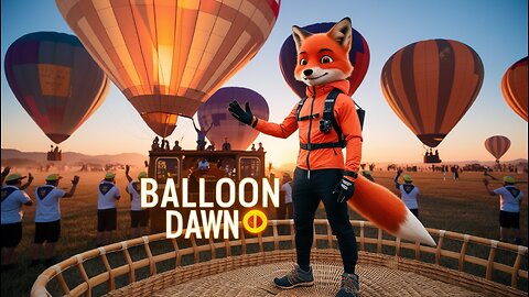 Balloon Dawn Adventure 🎈🌅 | Sunrise Flight with Tiko Bhai