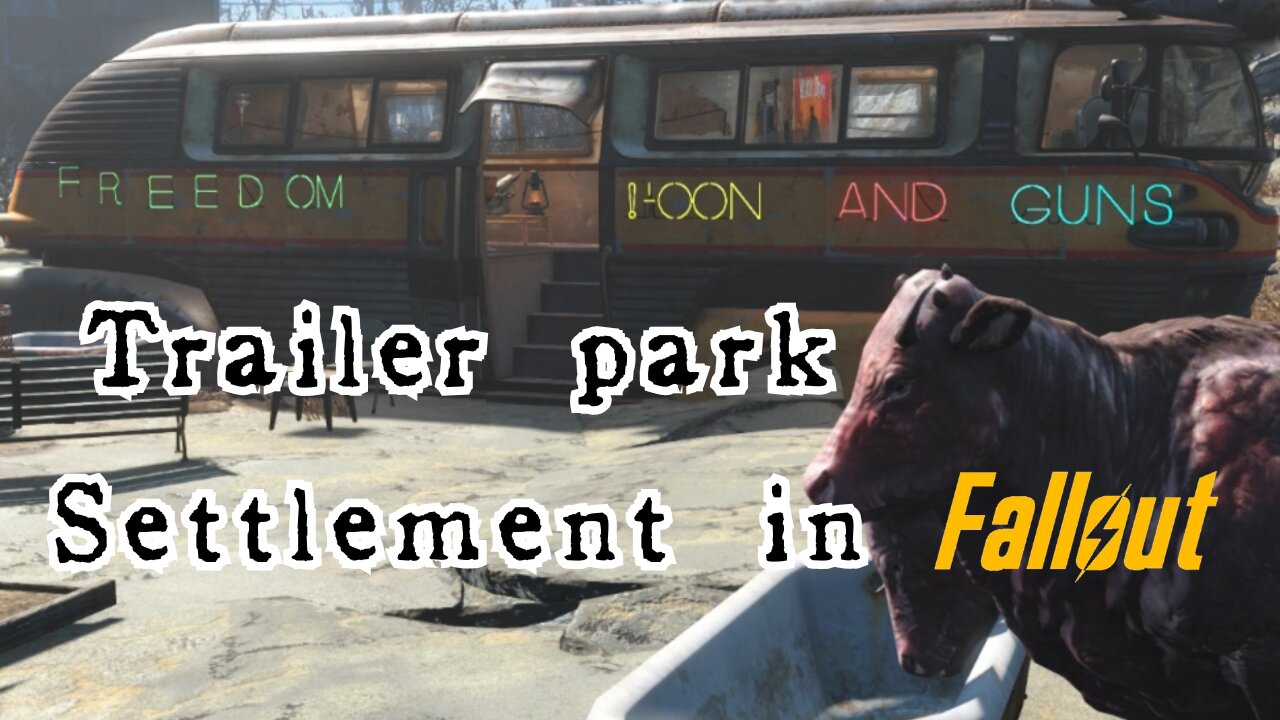 Trailer Park Settlement build - Fallout 4