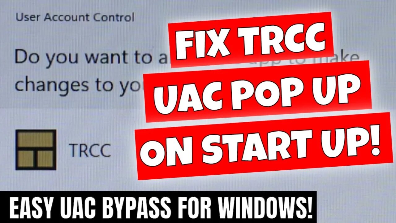 How To Fix UAC Pop Up At Windows Boot With Thermalright Control Centre TRCC App