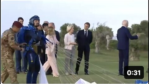 "Biden Appears Disoriented at G7 Meeting, Raising Concerns About Cognitive Health"