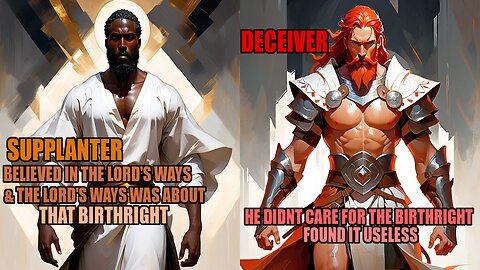 Supplanter Jacob Vs Deceiver Esau, The Difference Between These Words
