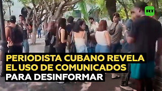 Periodista cubano explica cómo se usan comunicados estudiantiles para campañas de desinformación