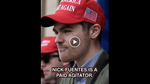 David Nino Rodriguez ~ Nick Fuentes is a paid agitator