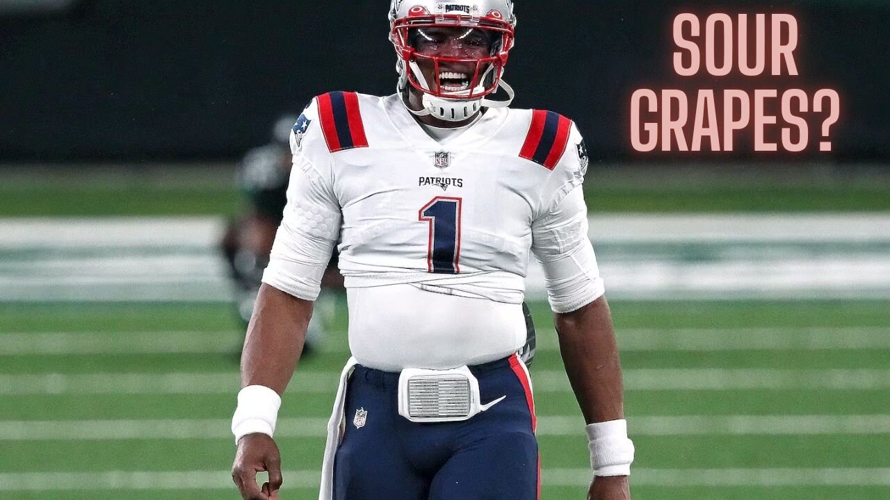 Cam Newton clearly not a believer in his former team, the Patriots