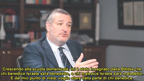 Il Senatore Ted Cruz: Israele, la Bibbia e l'AIPAC