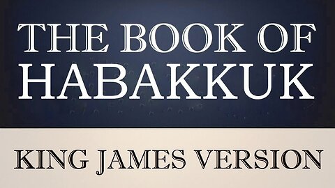 35) The Book of Habakkuk