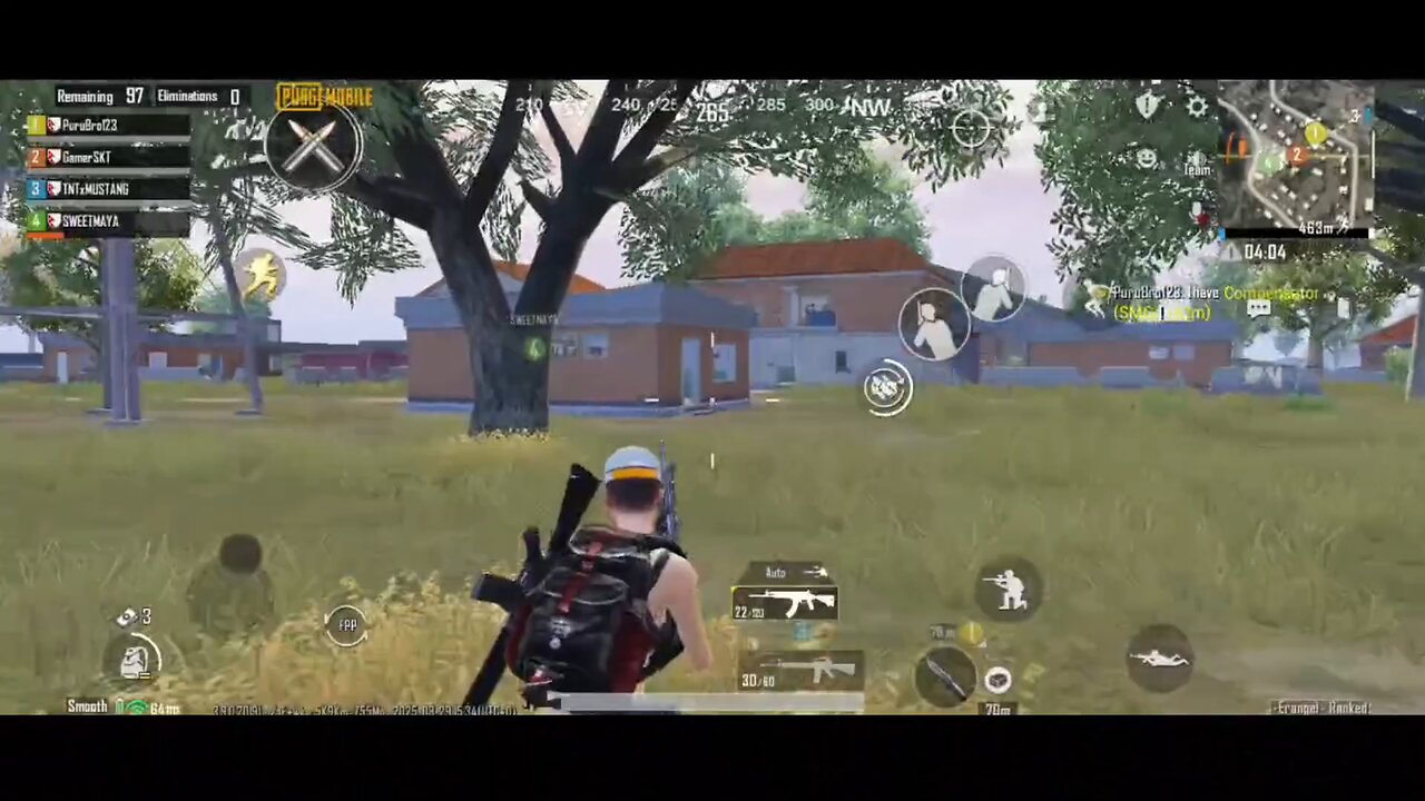 PUBG mobile play with fun noob player