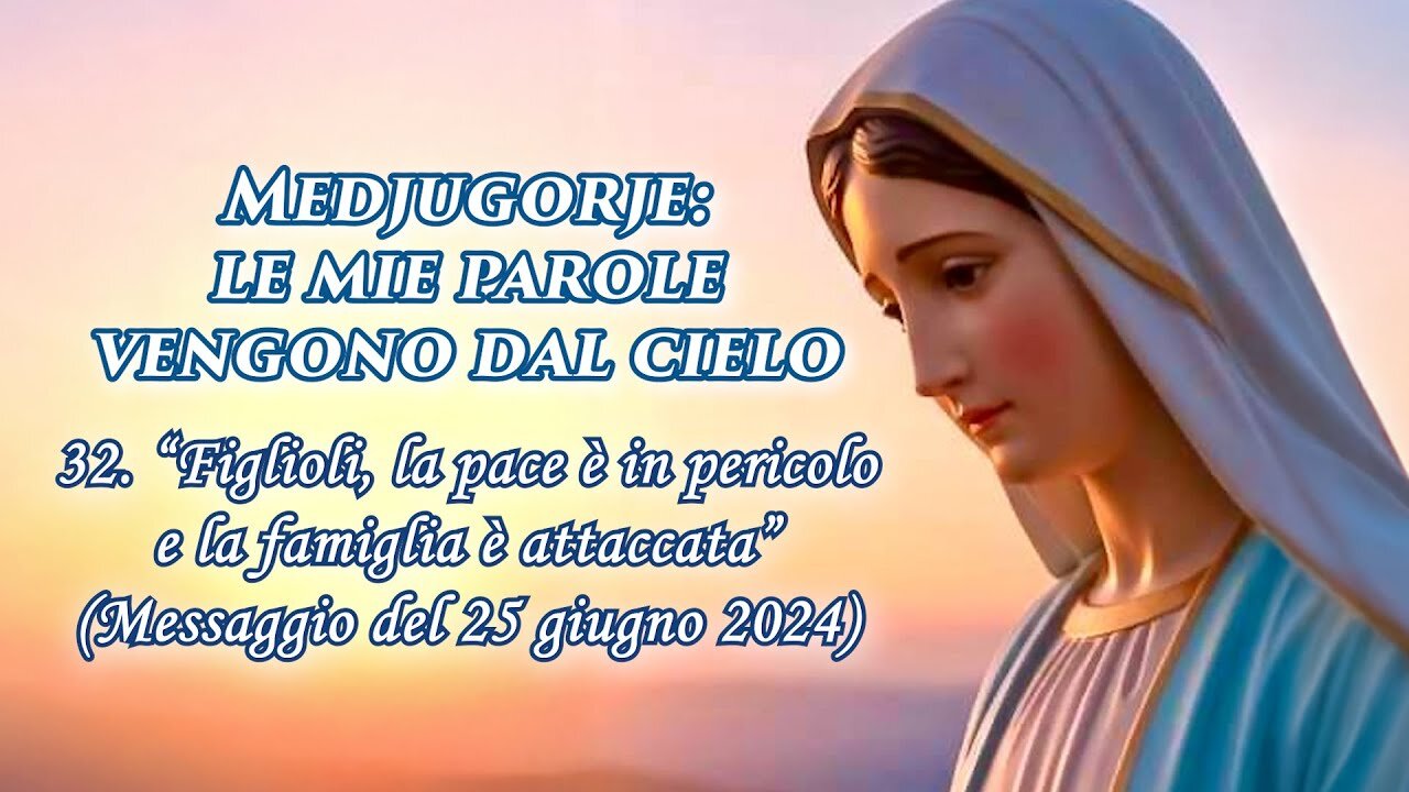 °1 DICEMBRE 2025° PADRE LIVIO FANZAGA: “MEDJUGORJE: LE MIE PAROLE VENGONO DAL CIELO” =⭐32. Figlioli, la pace è in pericolo e la famiglia è attaccata=|🙏🙏🙏|