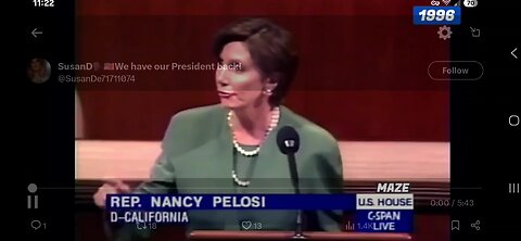 Nancy Pelosi 1996, saying exactly what Trump is saying today. Share This!