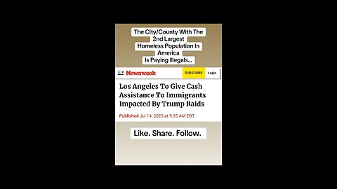 Los Angeles paying illegals affected by ICE