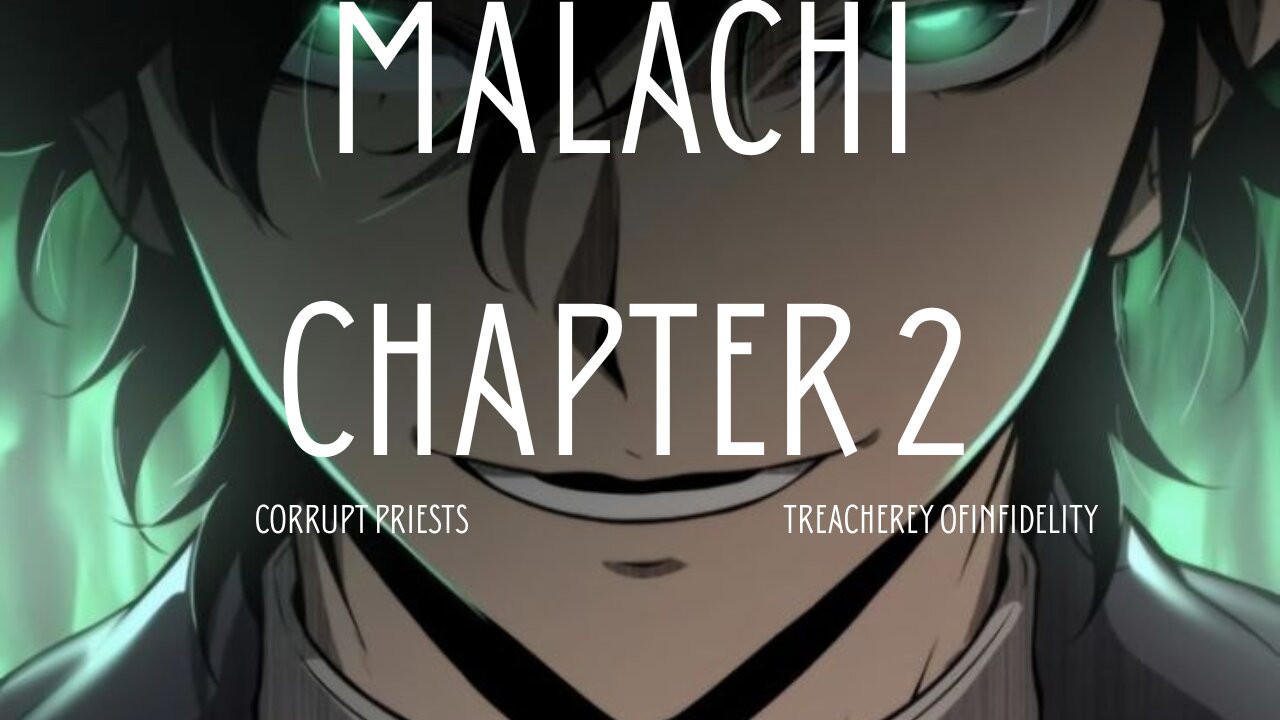 Corrupt Priests and Their Treacherous Infidelity-Malachi Chapter 2