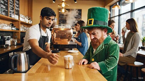 The Coffee Trickery ☕️ #CoffeeSnob #LatteArtFail #BaristaLife #CoffeeComedy #AngryCustomer