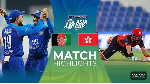 Match 1 || Afghanistan vs Hong Kong || Match Highlights