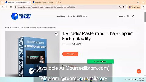 TJR - The Blueprint Course (Available At Courseslibrary.com)