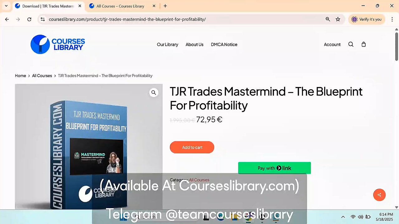 TJR - The Blueprint Course (Available At Courseslibrary.com)