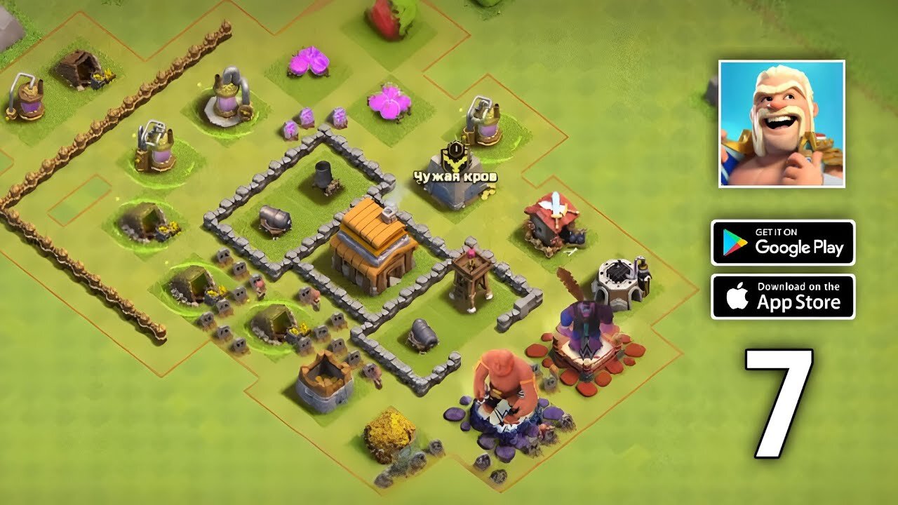 Clash Of Clan Gameplay Walkthrough Part 7 (iOS, Android) | COC