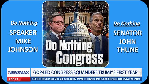 Trump's lame duck, do-nothing Congress - December 27, 2025