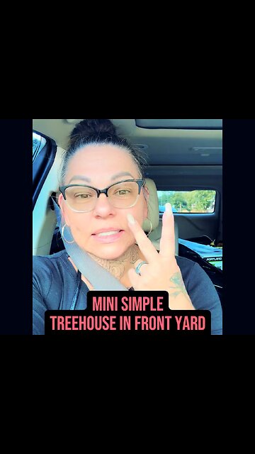 Mini Simple Treehouse In Front Yard 😍 #asl #deaf #signlanguage