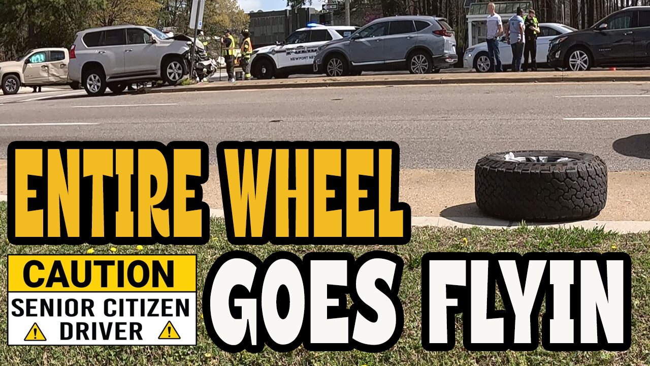 What Happens When Elderly Drivers RUN The Yellow Light?
