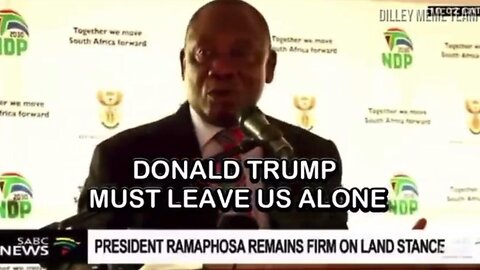 💥Dilley Meme Team💥 GENOCIDE OF WHITE FARMERS IN SOUTH AFRICA