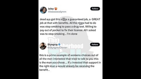Women Don't Have Options Of Good Men. Only Rich And Unemployed Pot Smokers