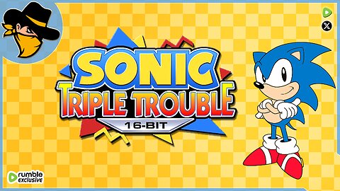 🔵 L I V E | BANDIT PLAYS! | SONIC TRIPLE TROUBLE 16-BIT