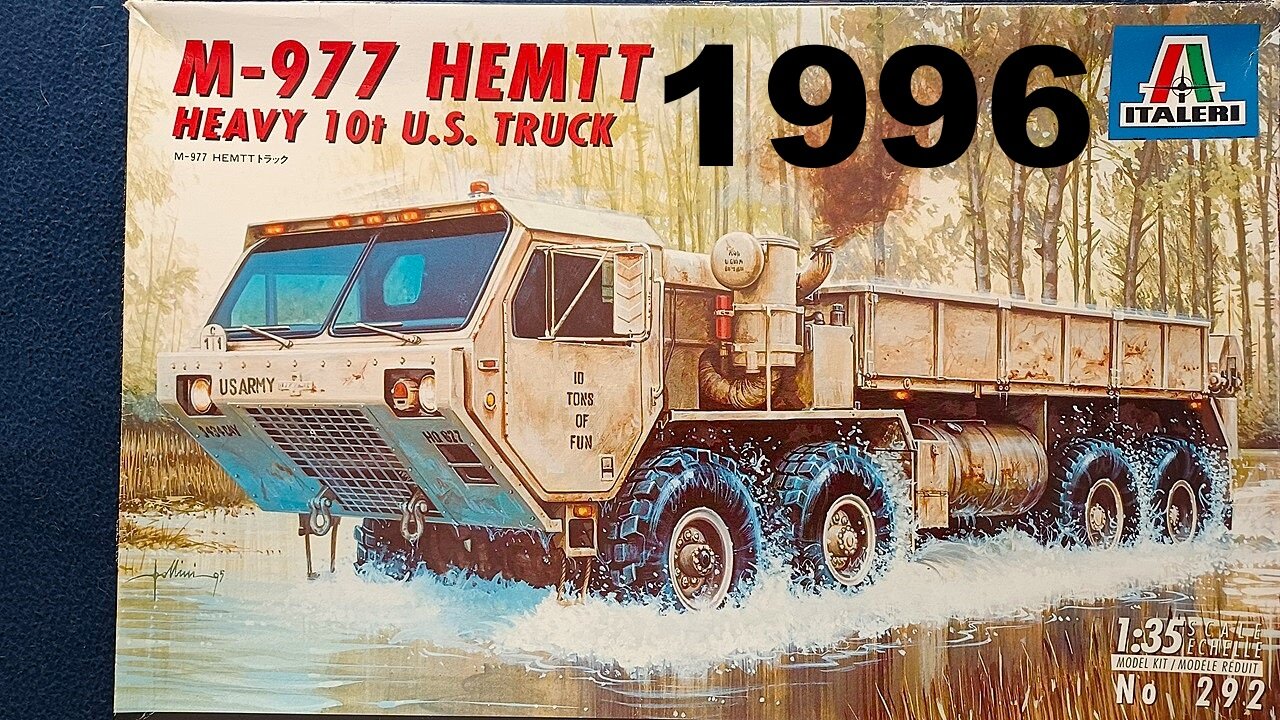 UNBOXING: ITALERI, M-977 HEMTT, 1:35 SCALE, No 292, 1996