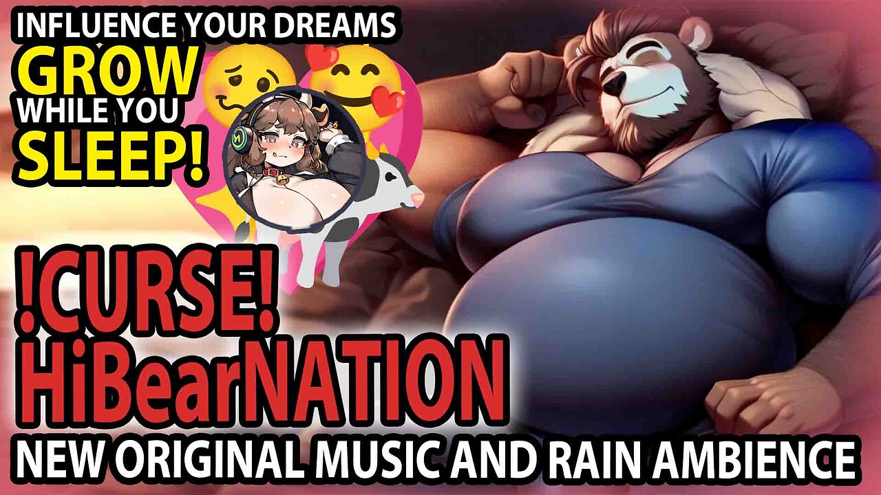 😴🐻 Hi-BEAR-NATION 🐻😴 Sleeping Muscle/Fat Dadbod/DILF Growth and Male Enhancement Subliminal 💖🐄