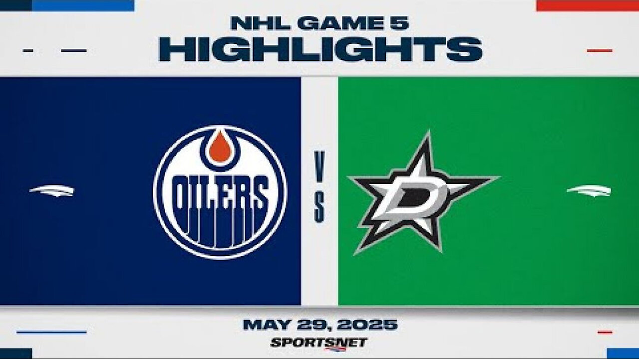 NHL Game 5 Highlights | Oilers vs. Stars