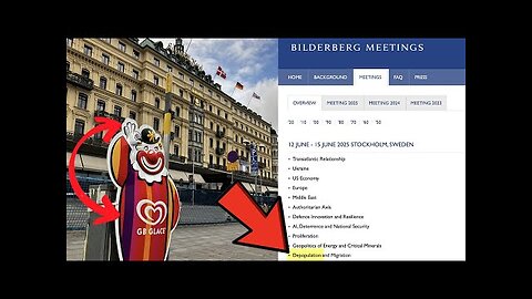 WARNING! THE ELITES ARE MEETING IN SECRET AT BILDERBERG RIGHT NOW DISCUSSING DEPOPULATION FOR 2025!