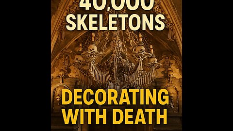 The Bone Chapel Sedlec Ossuary's Macabre Masterpiece