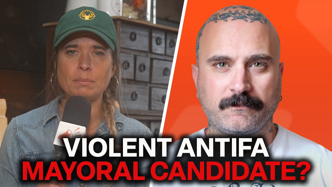Is there an Antifa-linked candidate running for office in Montreal's mayoral race?