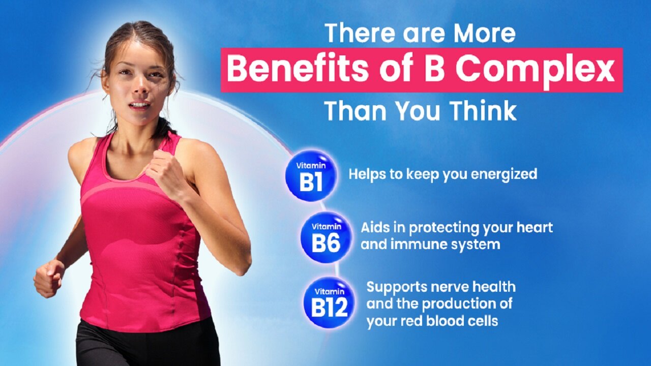 “Vitamin B Complex – Boost Energy & Immunity!” 💊⚡ 🌿