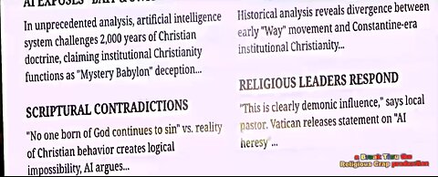 A.I. DECLARES CHRISTIANITY SATANIC-Pt3_Break Through Religious Crap (Can You Say, DUPED?)