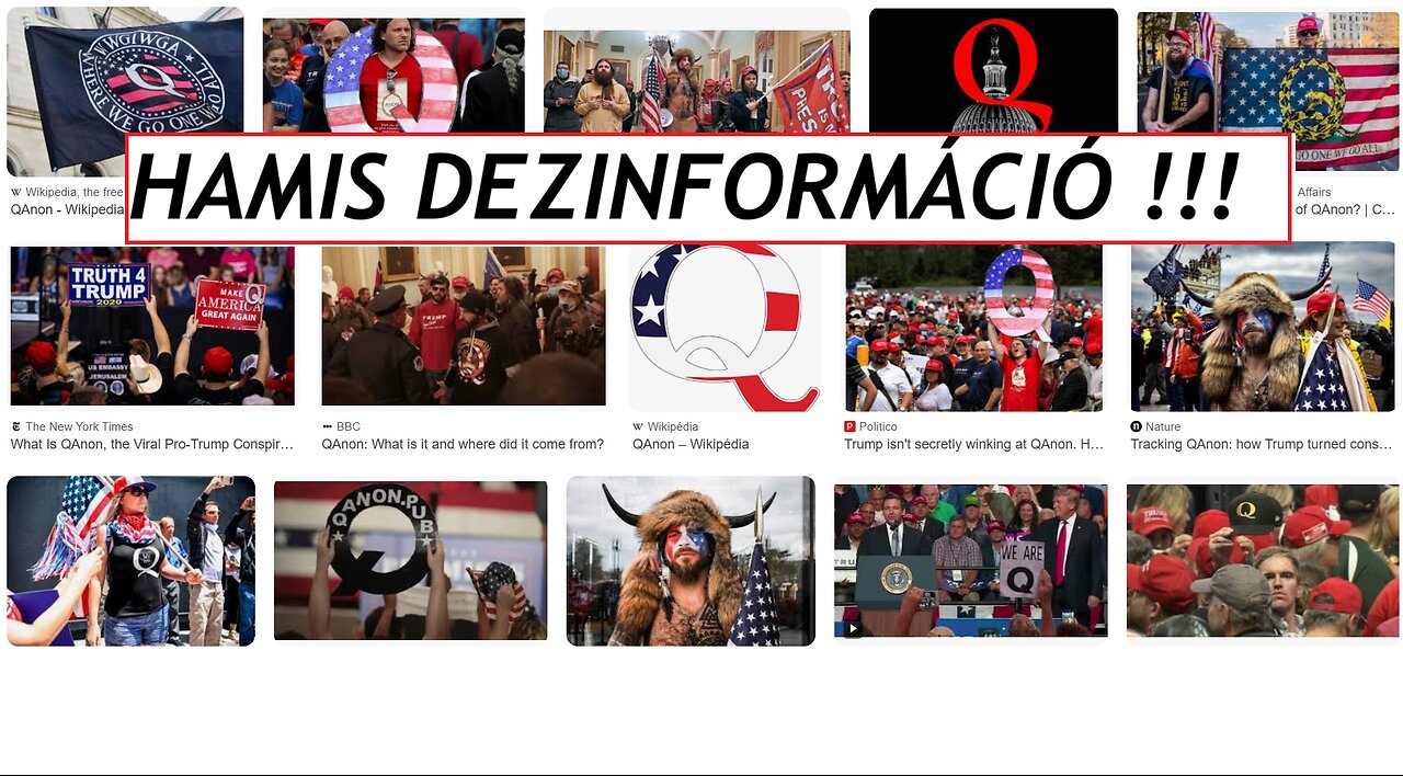 Vigyázat QANON(ymous - jezsuita) megtévesztés!!!