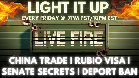 CHINA TRADE | RUBIO VISA | SENATE SECRETS | DEPORT BAN