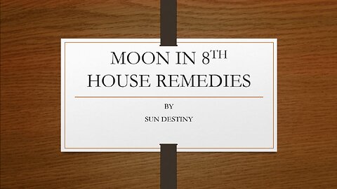 Moon in 8th house remedies
